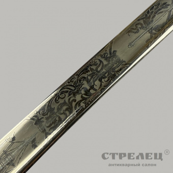 фото — сабля немецкая морская офицерская «кайзермарине», 1871–1918 гг.
